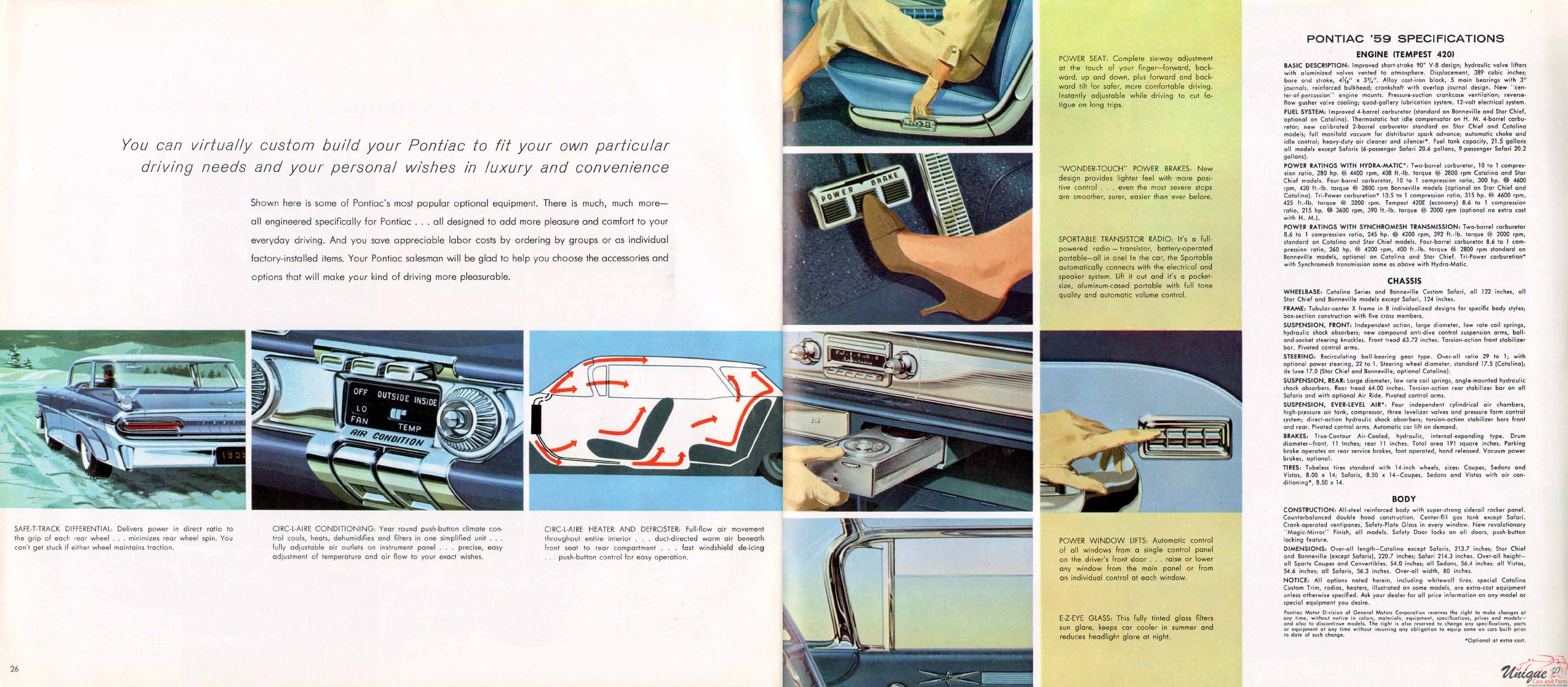 1959 Pontiac Prestige Brochure Page 4